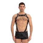 Prowler RED Butch Body Harness Black