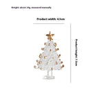 Christmas Gift Colored Glaze Christmas Tree Crafts Small Ornaments