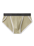 4 Pack Men's Solid Color Cotton Breathable Trendy Briefs