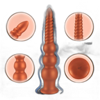 Vortex - Large Anal Beads - Long Butt Plug - Anal Stretcher