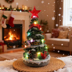 Christmas Glowing Christmas Tree Music Box Room Ornament