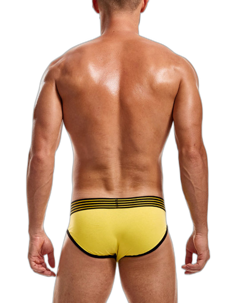 Men’s Spliced Color Pouch Briefs