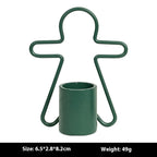 Gingerbread Man Small Candlestick Decoration Christmas Candlestick