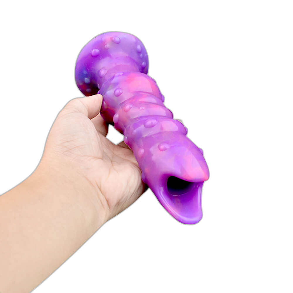Firefly - 8 Inch Ovipositor Dildo - Glow In The Dark Alien Dildo - Egg Laying Kink