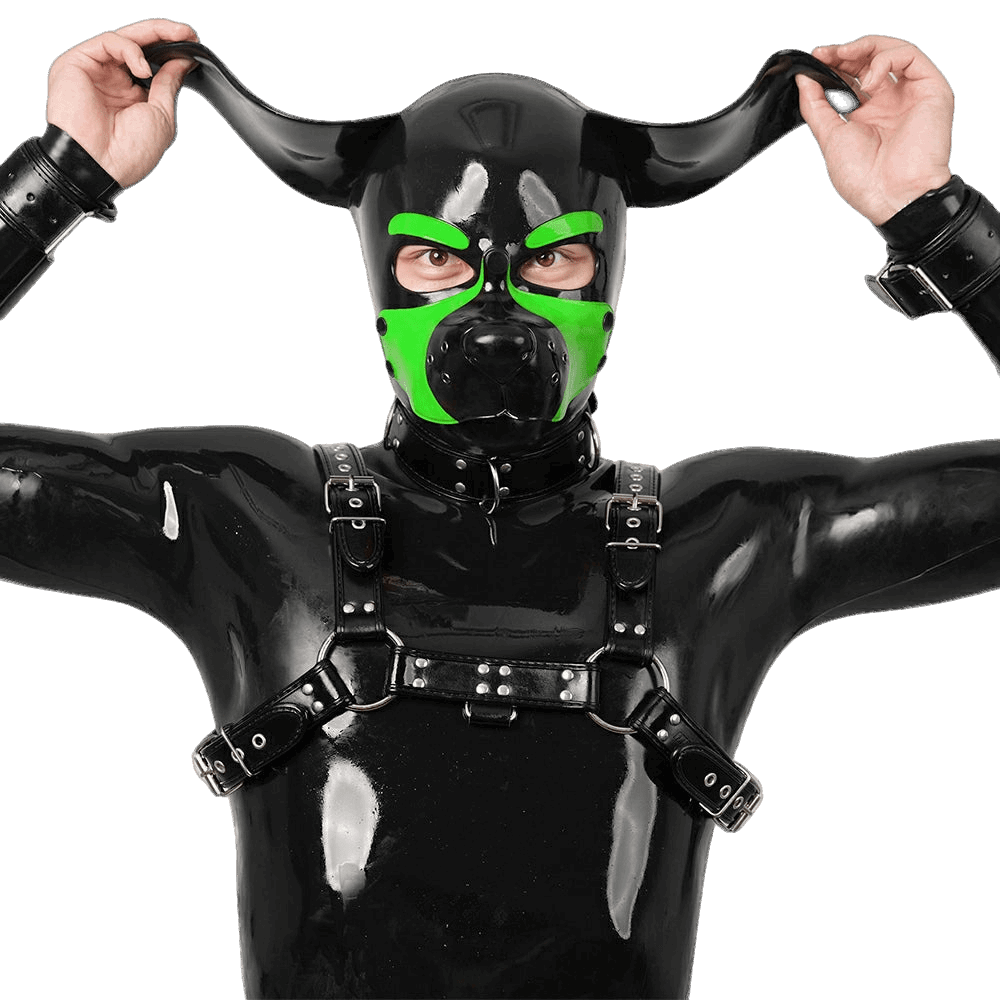 Furrjoi Silicone Beagle Hood Lime Green