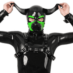 Furrjoi Silicone Beagle Hood Lime Green