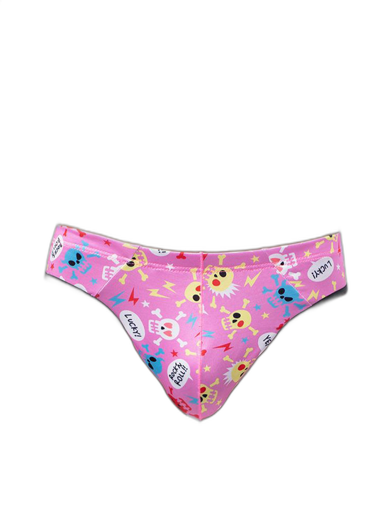 3 Pack Men's Skull Print Thong - Edgy & Sexy