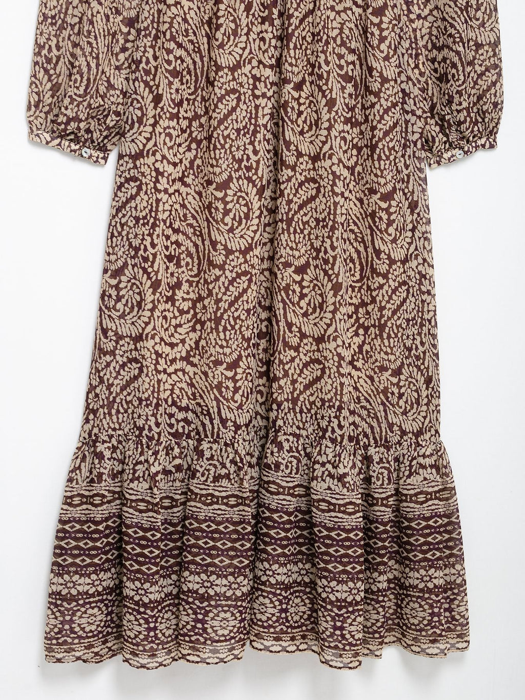 Women's Fashion French Retro Printing Dress