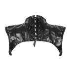 PU Leather High Collar Kink Harness