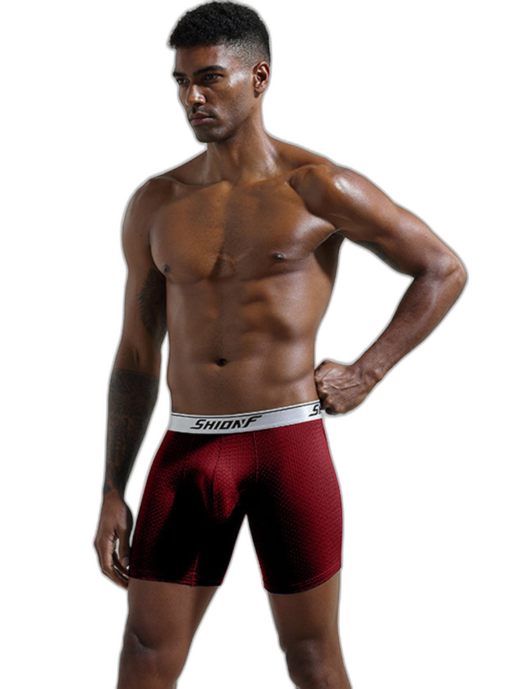 2 Pack Men’s Mesh Separate Pouch Boxers Briefs