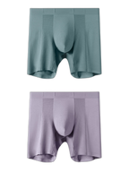 2 Pack Men’s Long Athletic Boxer Briefs