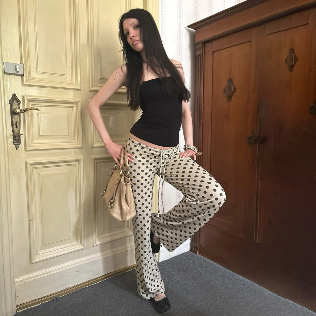Slim-fit Low-rise Figure-flattering Casual Trousers