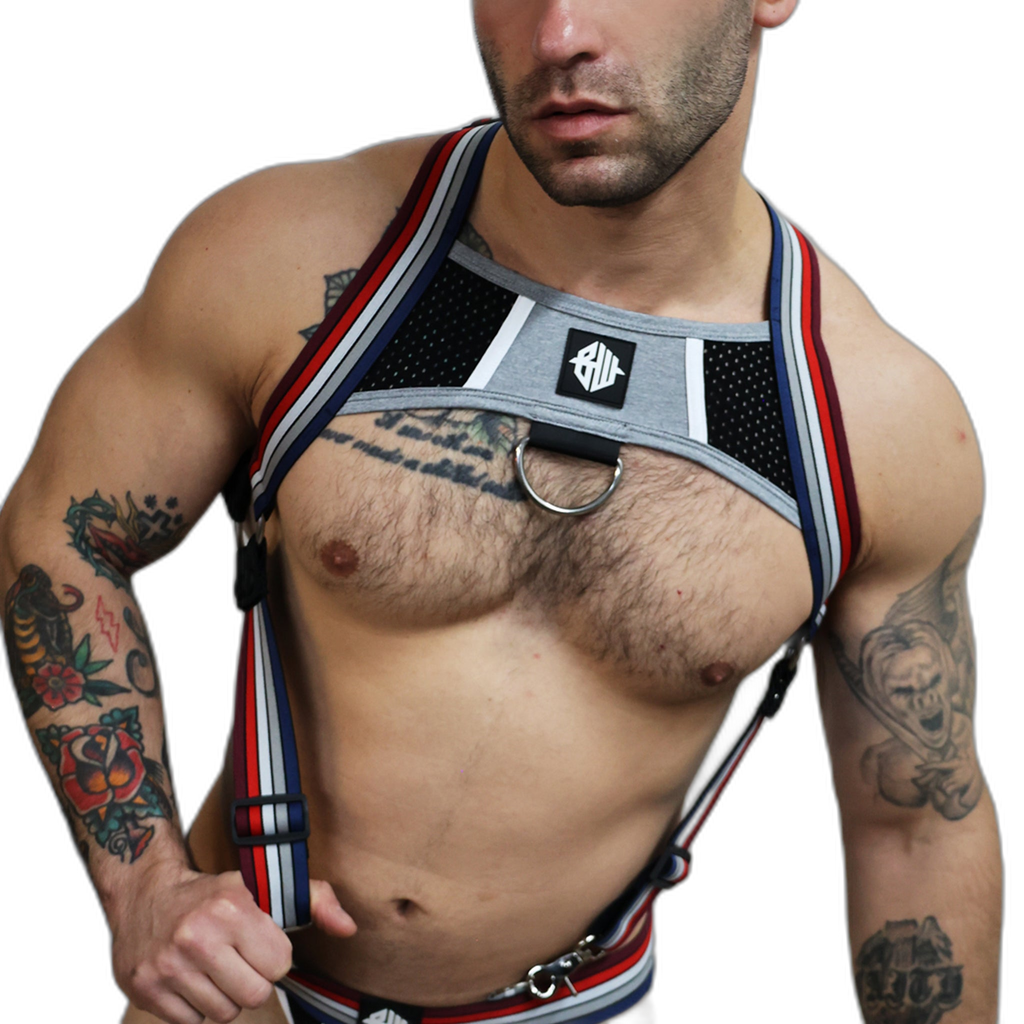 Breedwell Retro Remix Harness Heather Grey