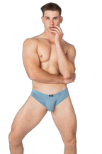 CHEEKY Thong Briefs - Smoky Blue