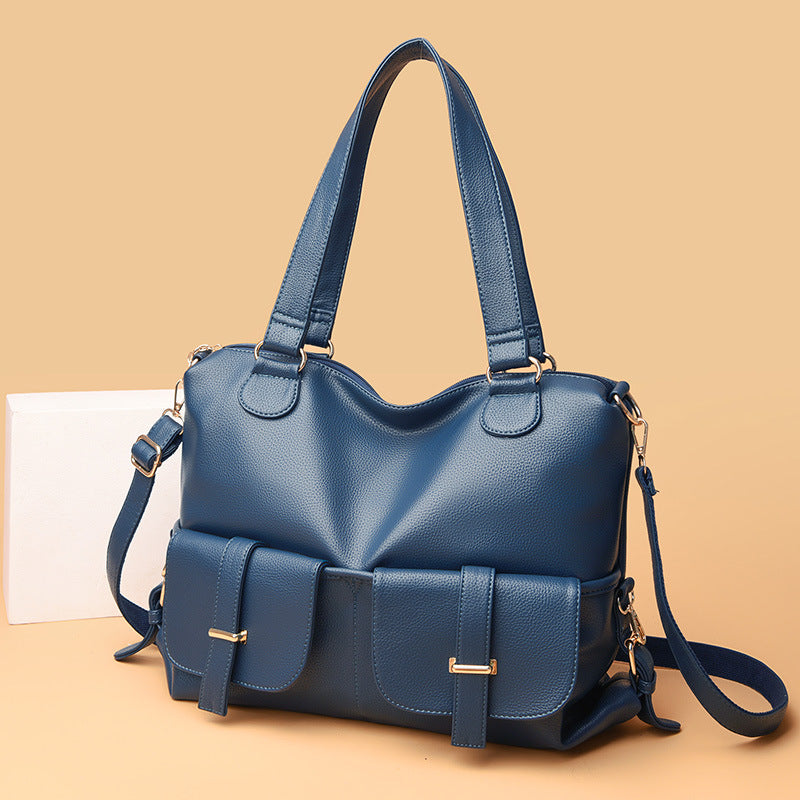 Large Capacity Handbag Casual Bag Versatile Tote Shoulder Messenger Bag