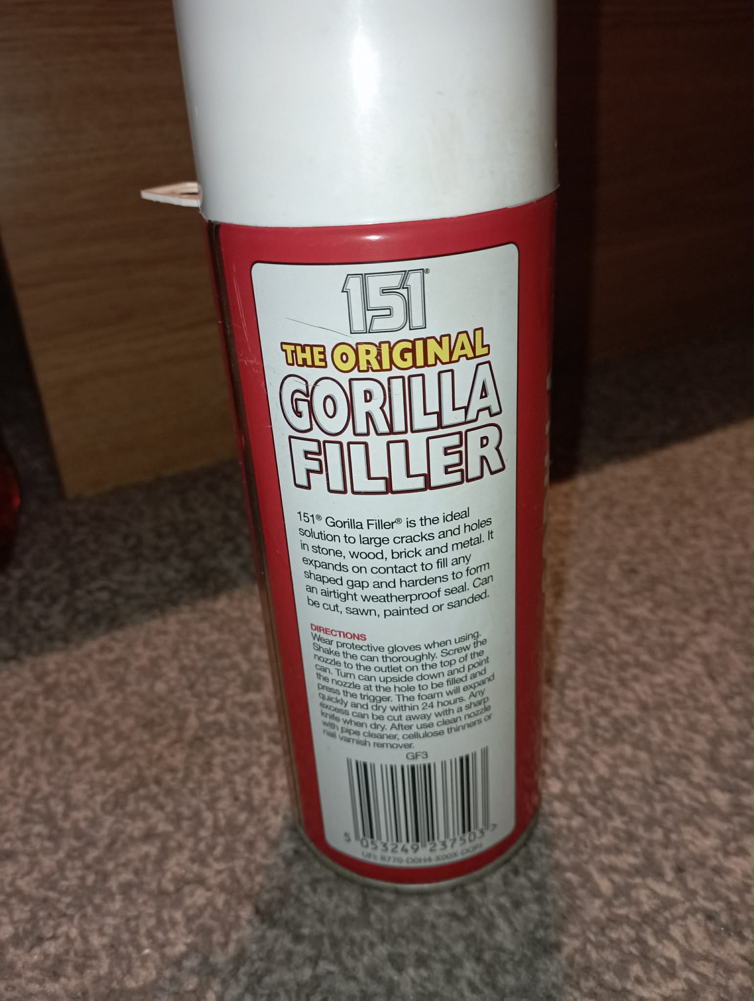GORILLA FILLER - seals and fills