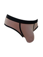 3 Pack Men's Seamless Comfort Large Supportive Pouch Sexy Low-Rise Briefs