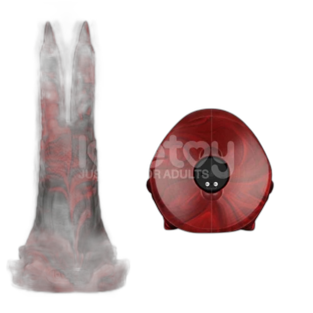 Savage Charm - Double Claw Vibrating Silicone Dildo - Fantasy Sex Toy