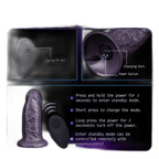 Fleshcurrent - 4.3 Inch Realistic Silicone Vibrating Dildo