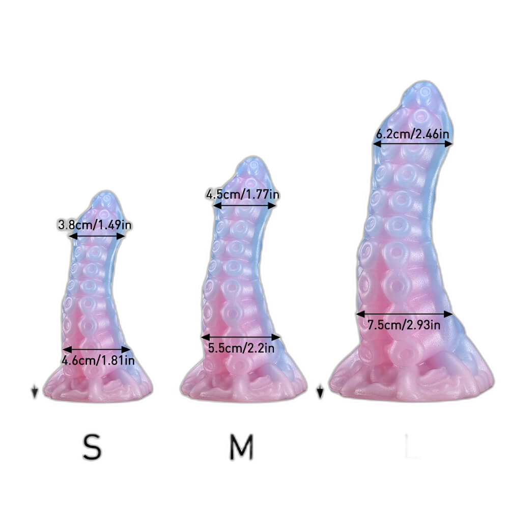 Pontus - Tentacle Dildo - Octopus Dildo - Glow In The Dark Dildo
