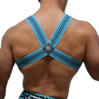 Breedwell Cumdump Bulldog Harness Aqua Blue