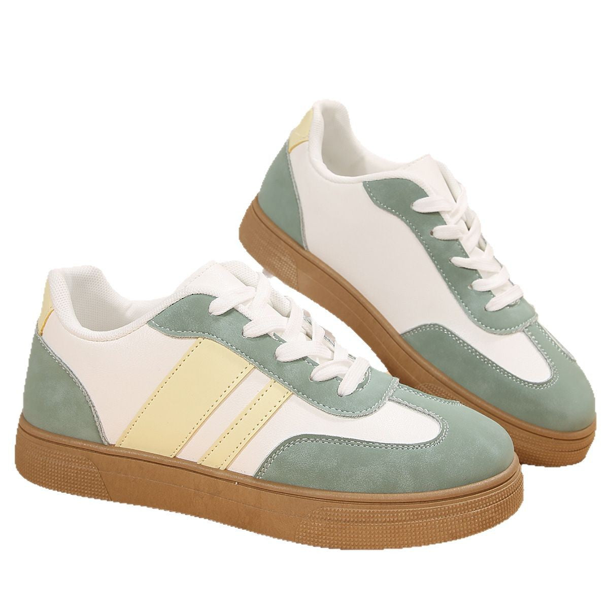 Retro-Damenschuhe in verschiedenen Farben, weiße Schuhe