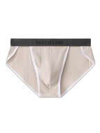 4 Pack Men's Solid Color Cotton Breathable Trendy Briefs