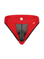 2 Pack Men's Sexy Thongs with Transparent Elephant Trunk
