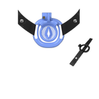 Fortis - Inverted Chastity Cage With Belt And Four Rings