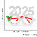 2025Golden Glasses Christmas Day Party Decoration