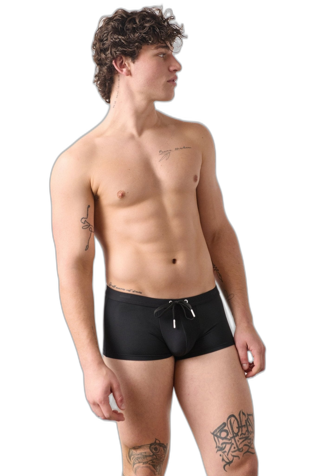 SURGE Swim Thong Trunks - Black