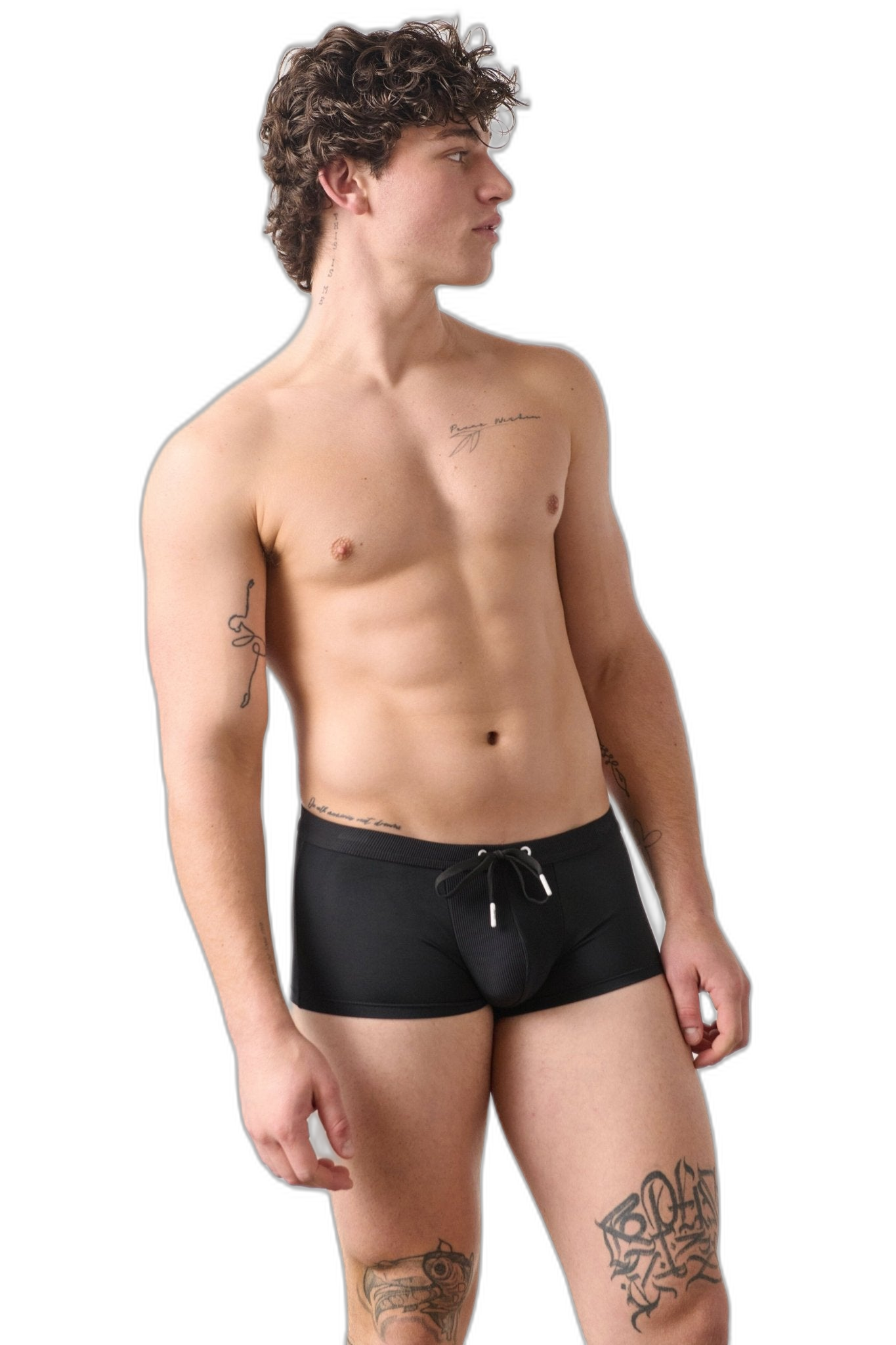SURGE Swim Thong Trunks - Black