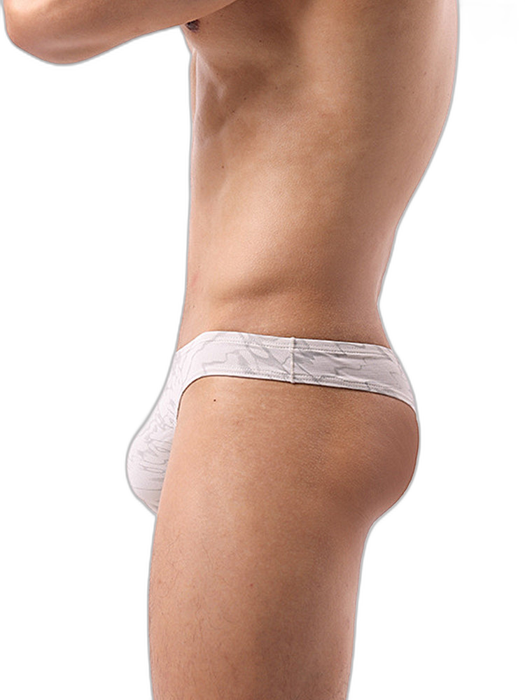 4-pack Men's Supportive Fit Lightweight & Airy Breathable Thong & Strings