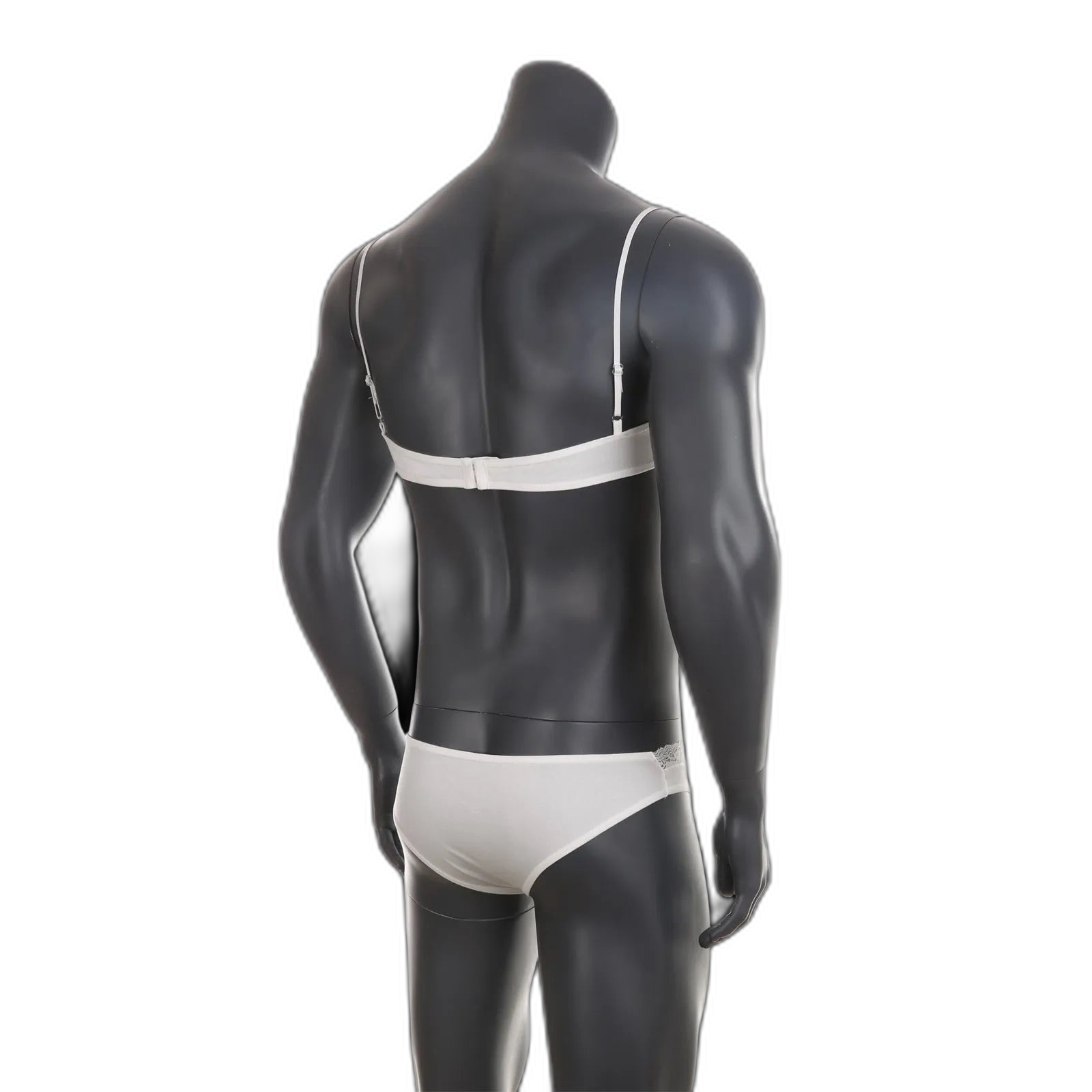 Mens Lace Lingerie Panties & Bra Set