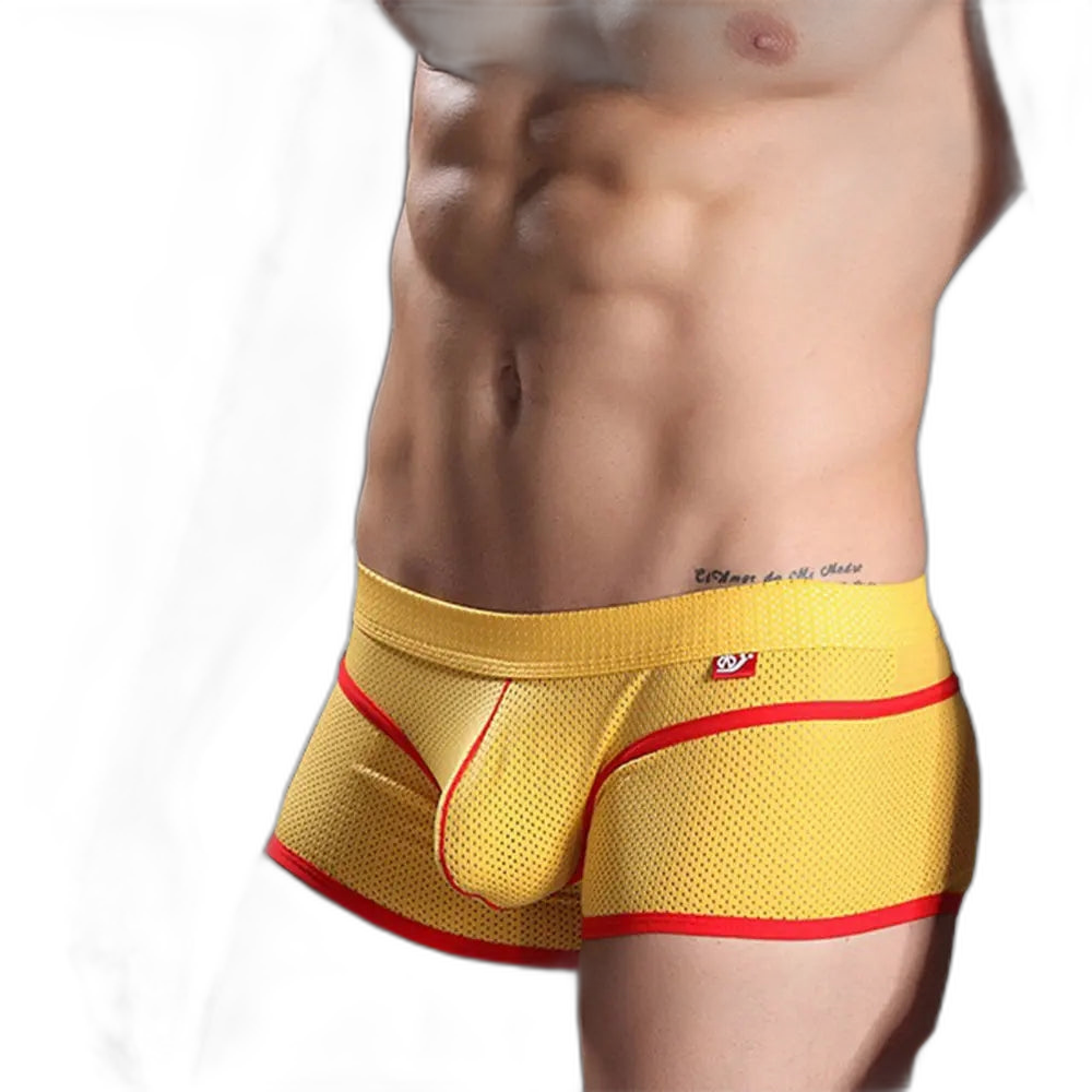 2 Pack Breathable Mesh Lightweight Summer Men's Boxer Briefs