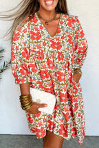 Women's Casual Loose-fit Printed Maxi Dress
