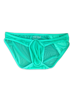2 Pack Men's Ice Silk Breathable Sexy Low-Rise Anti-Odor Briefs