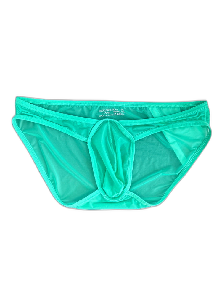2 Pack Men's Ice Silk Breathable Sexy Low-Rise Anti-Odor Briefs