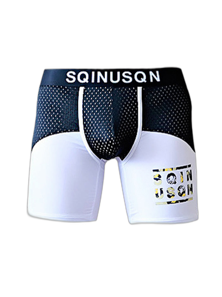 Men's Anti-Chafing Sports Boxer Briefs with Spacious Pouch