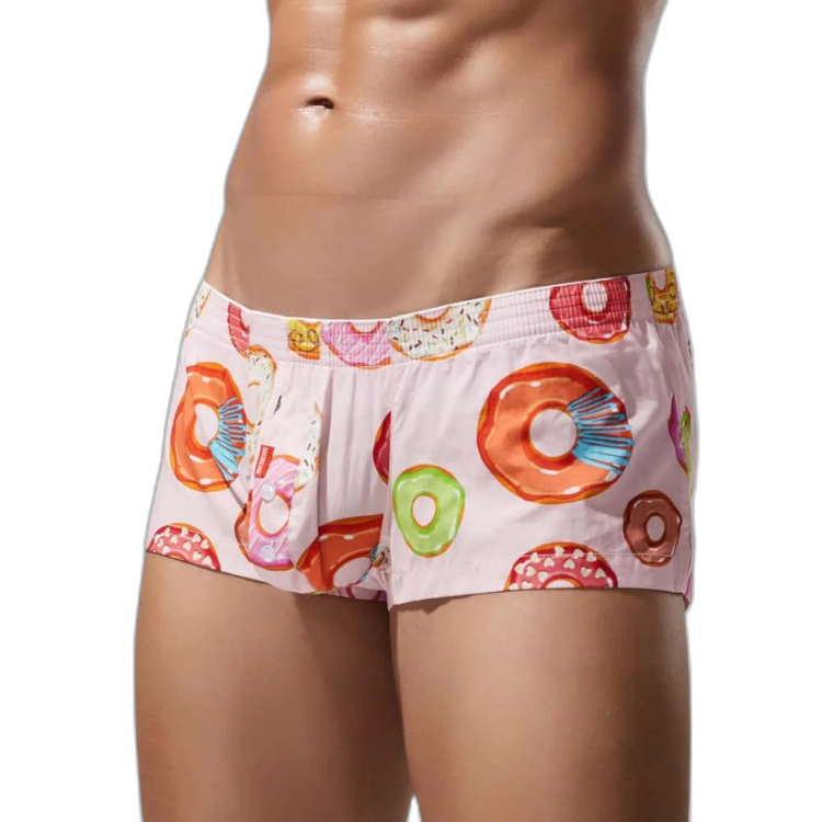 SEOBEAN Playful Donut Cotton Boxers