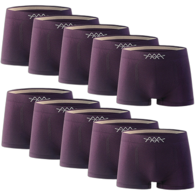 10 Pack Breathable Men's Boxer Briefs