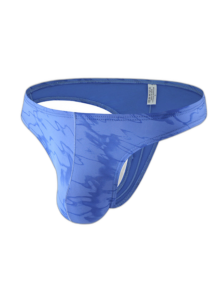 4-pack Men's Supportive Fit Lightweight & Airy Breathable Thong & Strings