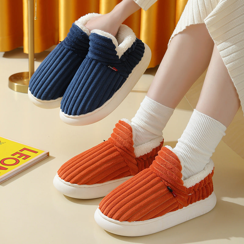 Cotton Shoes Winter Women's Home Slippers Cotton