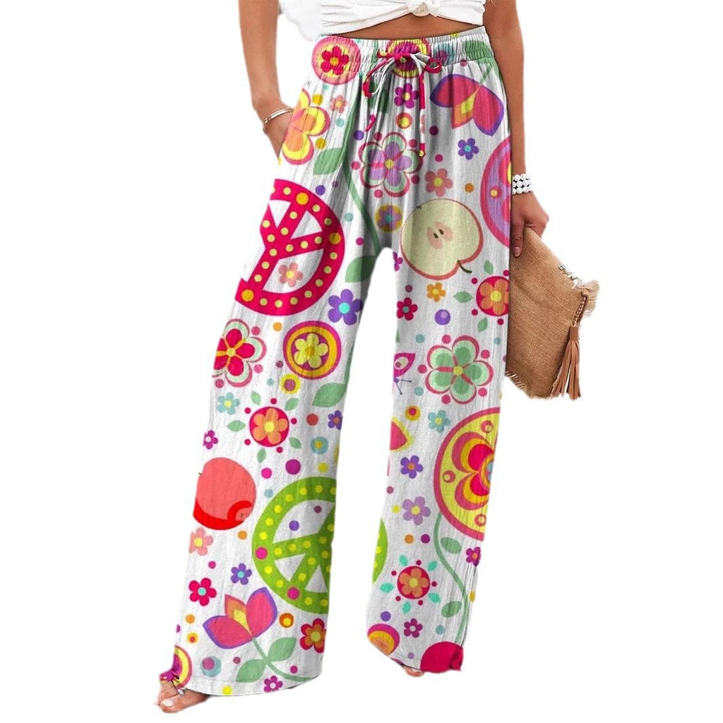 Versatile Ethnic Botanical Women's Pants