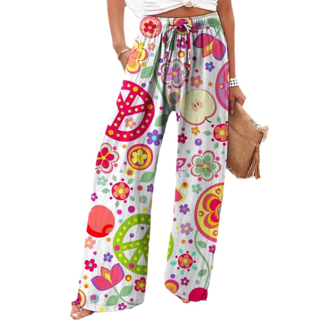 Versatile Ethnic Botanical Women's Pants