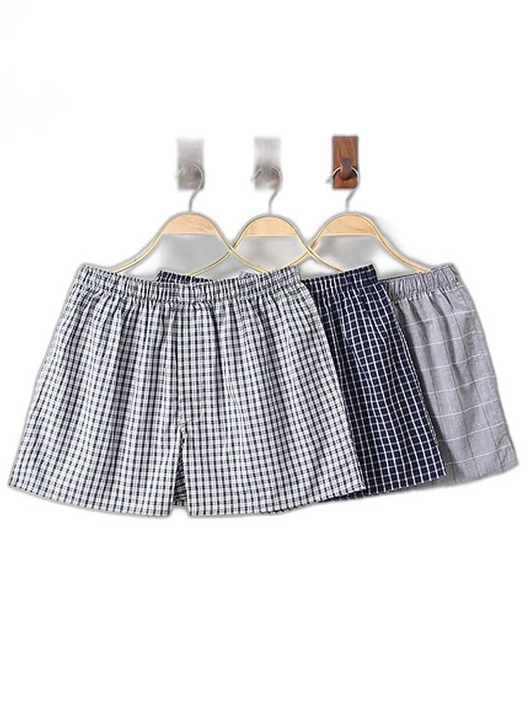 3 Pack Men's Cotton Loose Boxers