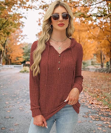 Einfarbiger, langärmeliger Hoodie aus gebürstetem Bedford-Cord-Pullover