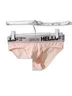 Men's Cotton Ribbed Breathable Briefs with 3D Pouch