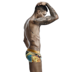 SEOBEAN Luxe Print Silk Low-Waist Boxers