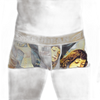 SEOBEAN Luxe Print Silk Low-Waist Boxers